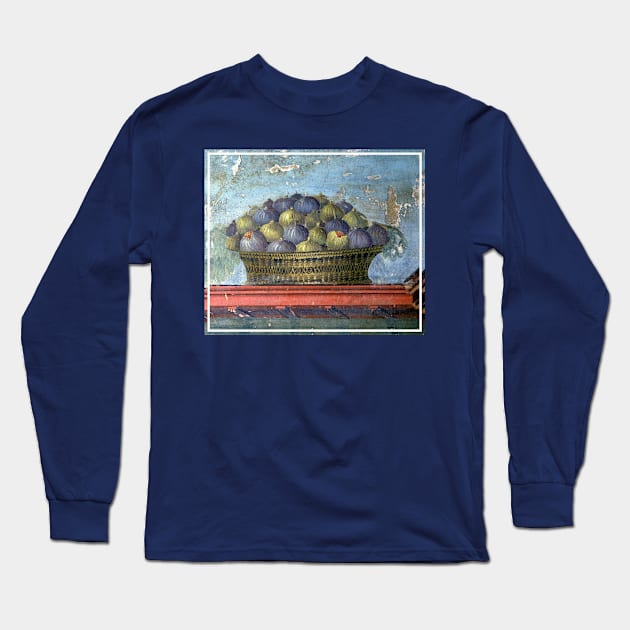 Poppea's figs basket Long Sleeve T-Shirt by Mosaicblues